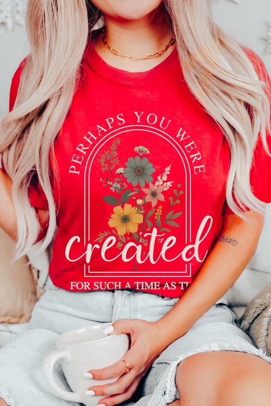 Perhaps You Were Created Graphic Plus Tee