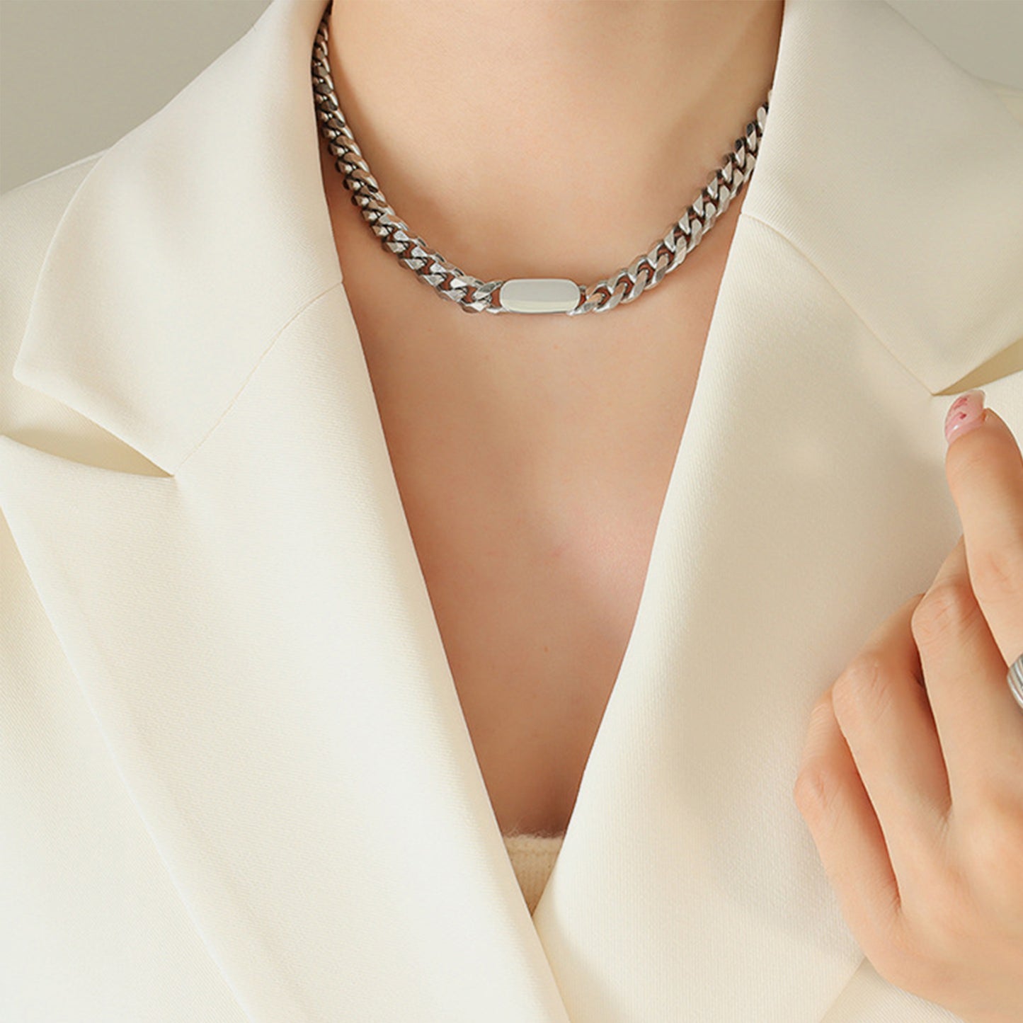 GoldenGlow 18K Gold-Plated Chain Necklace