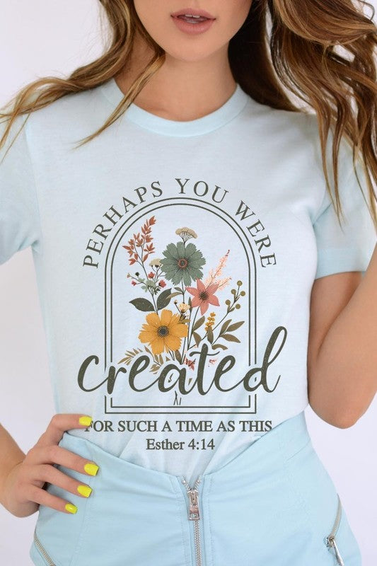 Perhaps You Were Created Graphic Plus Tee