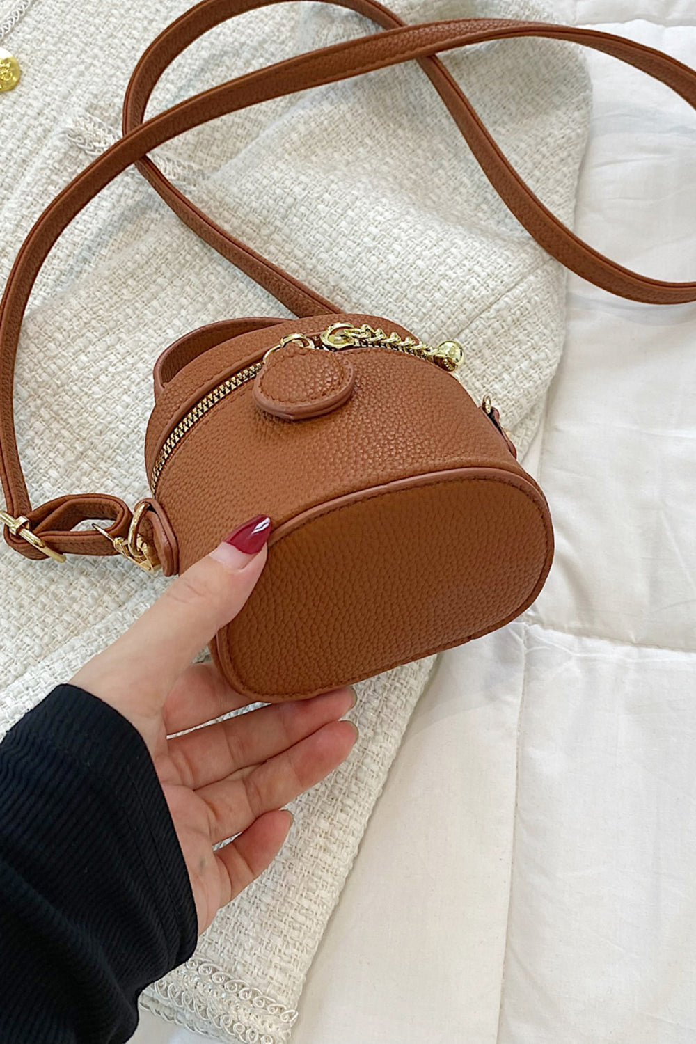 Vegan Leather Mini Crossbody Bag