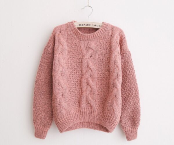 Braided Knit Sweater - Image 2