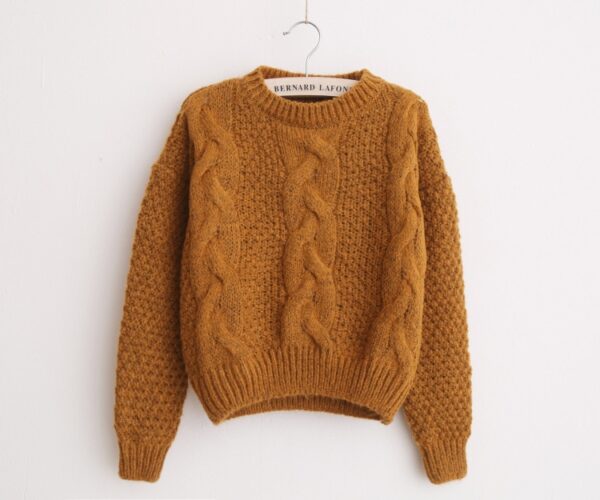 Braided Knit Sweater - Image 3