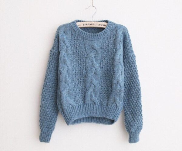 Braided Knit Sweater