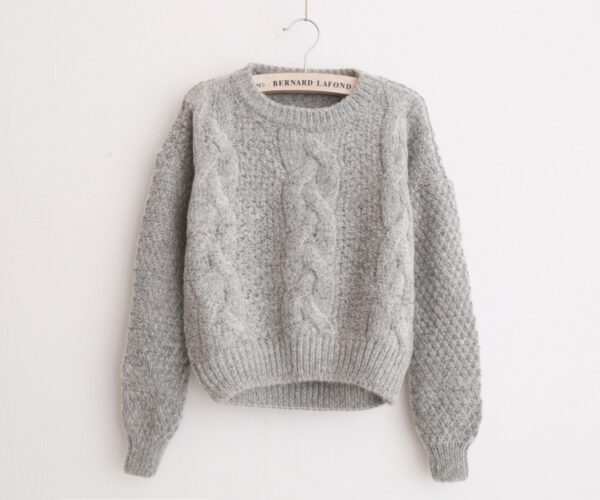 Braided Knit Sweater - Image 6