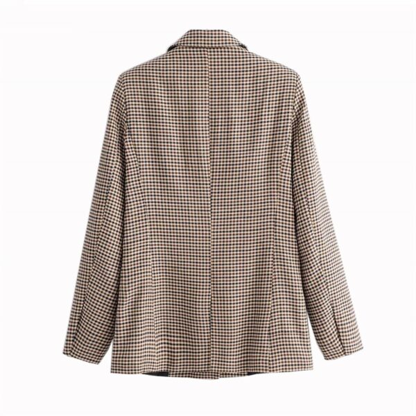 Brown Plaid Jacket - Image 3