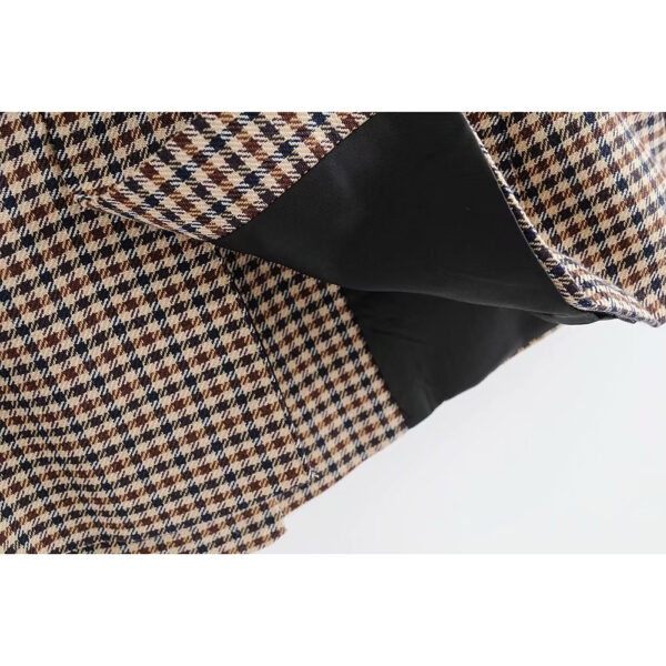 Brown Plaid Jacket - Image 6