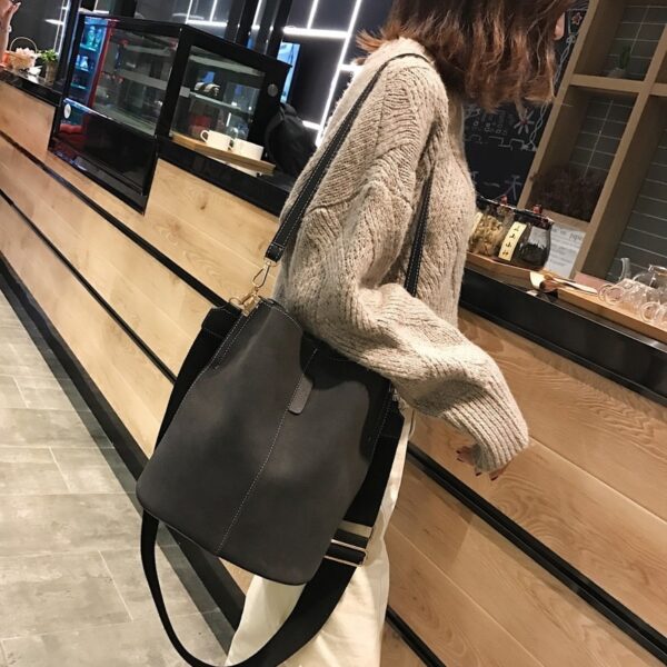 Bucket Shoulder Bag - Image 4