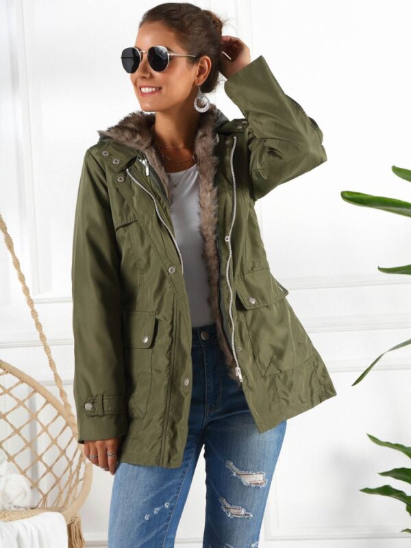 Ivy Lane Full Size Hooded Jacket with Detachable Liner (Three-Way Wear) - Image 3