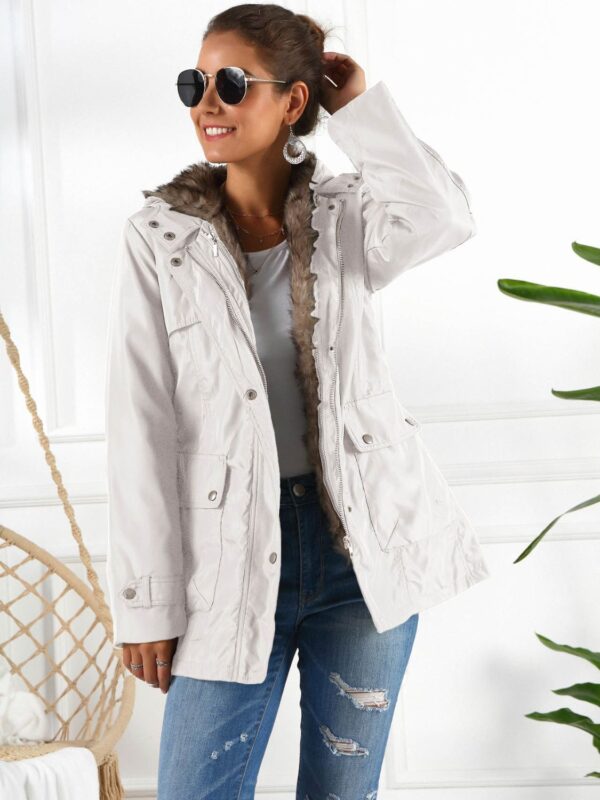 Ivy Lane Full Size Hooded Jacket with Detachable Liner (Three-Way Wear) - Image 5