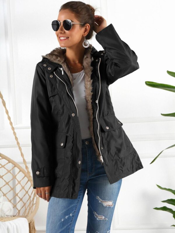 Ivy Lane Full Size Hooded Jacket with Detachable Liner (Three-Way Wear) - Image 8