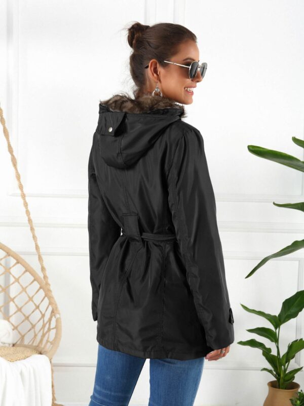 Ivy Lane Full Size Hooded Jacket with Detachable Liner (Three-Way Wear) - Image 9