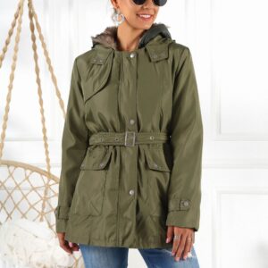 Ivy Lane Full Size Hooded Jacket with Detachable Liner (Three-Way Wear)